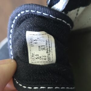 Black Sneakers with Suede-like Finish and Comfort Padding